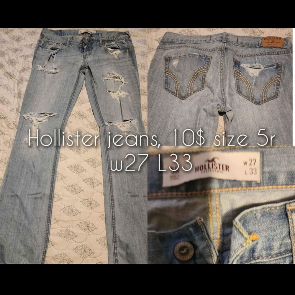 Hollister distressed jeans